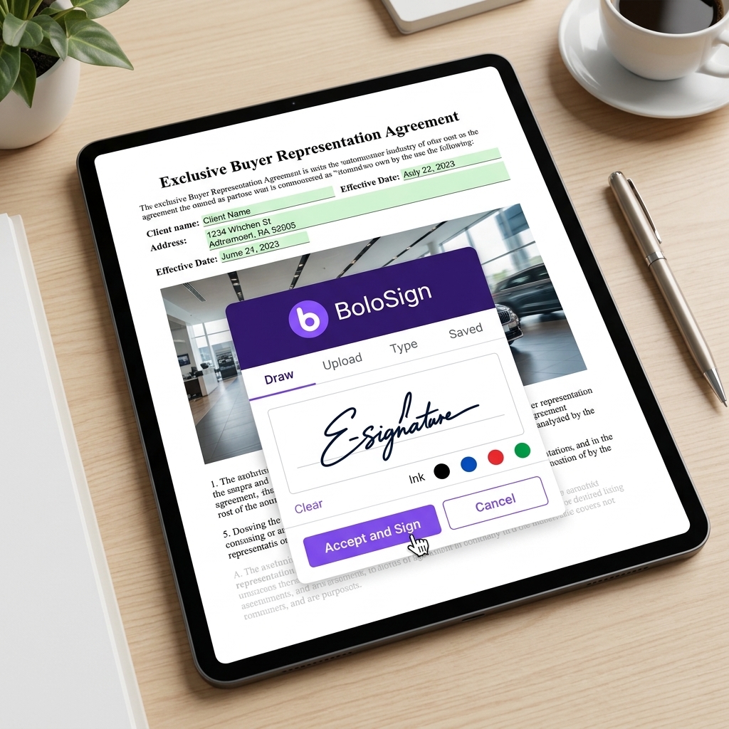 eSignature for Automotive by BoloSign