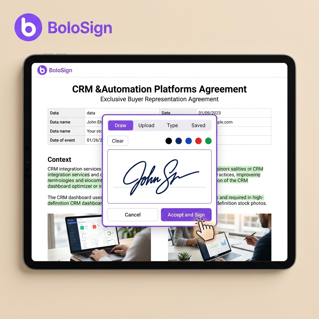 eSignature for CRM & Automation Platforms by BoloSign