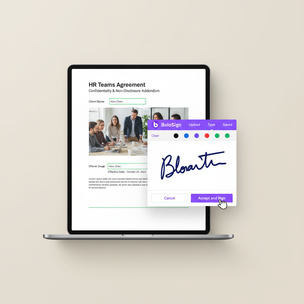 eSign Offer letters for HR Teams by BoloSign